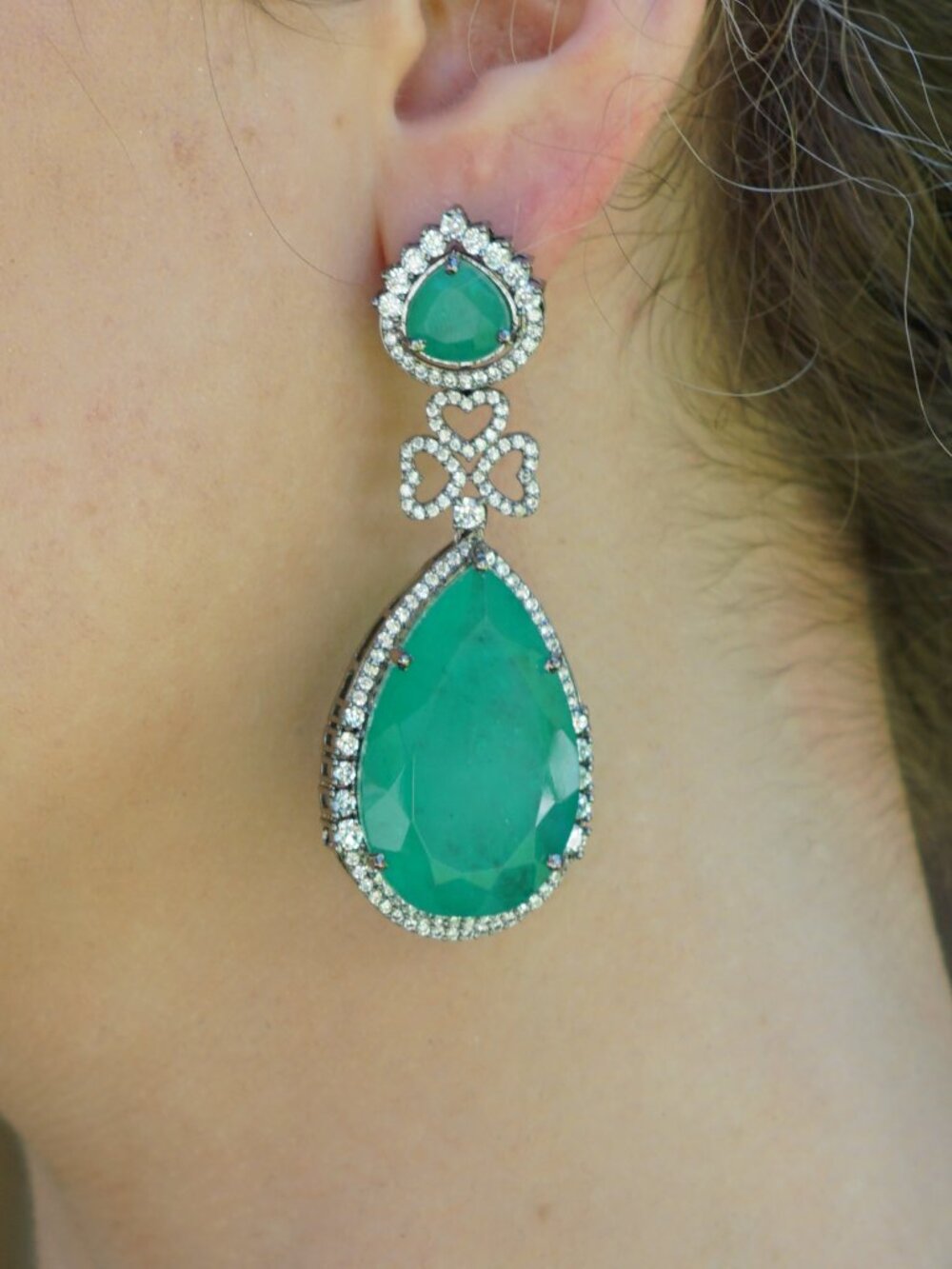 Timeless Emerald Earrings
